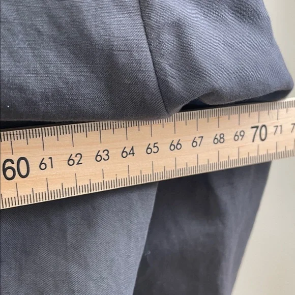 Haider Ackermann Silk Linen Blend  Trench Coat Charcoal Grey - XL - Picture 9 of 10